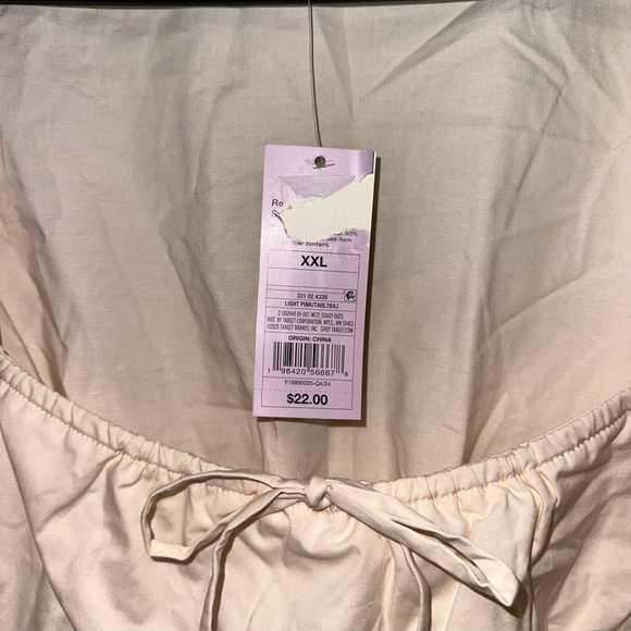 Wild Fable Women’s Long Sleeve Top Beige Size XXL NEW NWT Bell Sleeves Boho - Picture 4 of 12